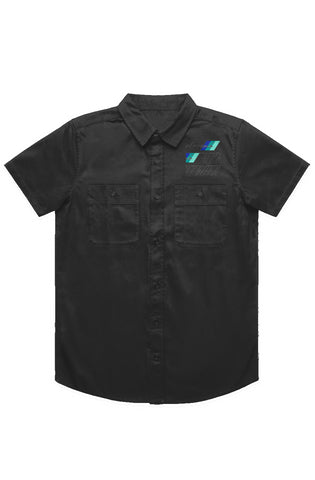 Elevens' Button-up Short Sleeve Work Shirt