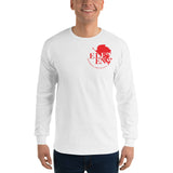 NERV Logo Long Sleeve T-Shirt - Red on Black or White