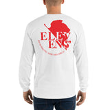 NERV Logo Long Sleeve T-Shirt - Red on Black or White